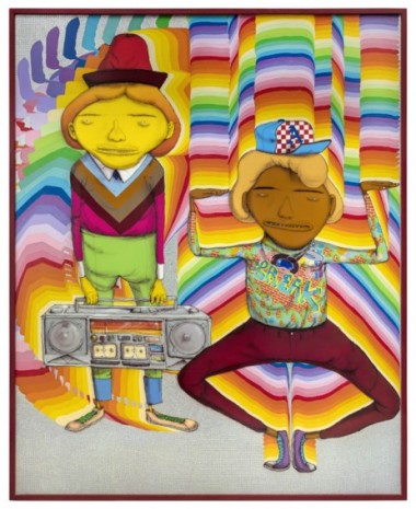 OSGEMEOS, Looking for the perfect beat, 2019, Lehmann Maupin