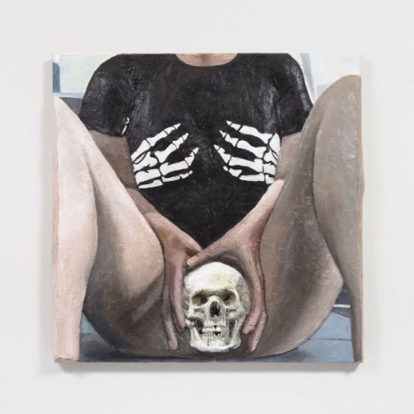 Gina Beavers, Skull Crotch, 2020, Marianne Boesky Gallery