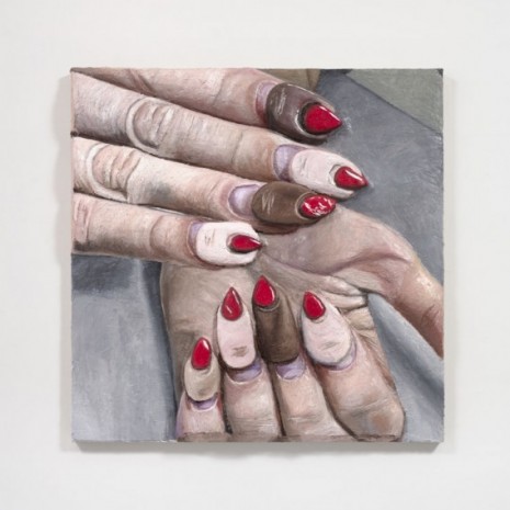 Gina Beavers, Nails Nails, 2020, Marianne Boesky Gallery