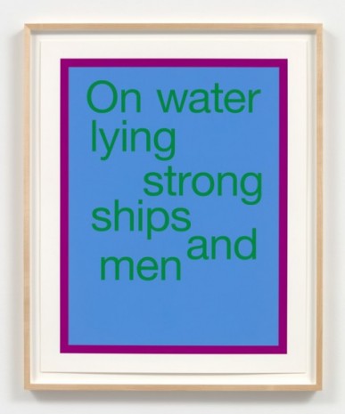 Renée Green, On water lying strong ships and men, 2020, Bortolami Gallery