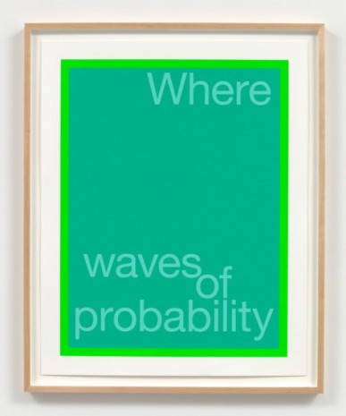 Renée Green, Where waves of probability, 2020, Bortolami Gallery