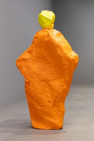 Ugo Rondinone, yellow orange monk, 2020, Esther Schipper