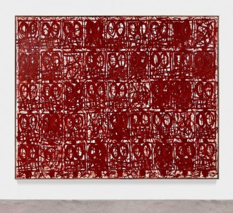 Rashid Johnson, Anxious Red Painting August 13th , 2020, Hauser & Wirth