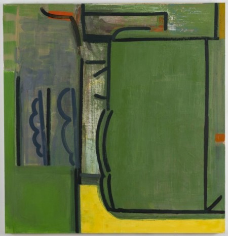 Amy Sillman, window and leaf, 2020, Gladstone Gallery