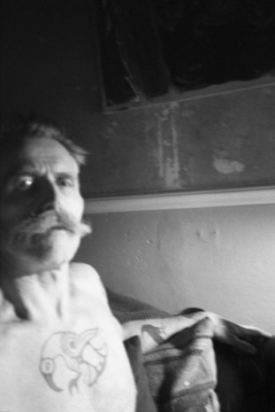 Billy Childish, Self Portrait with Crow Tattoo. Rochester, 2019, 2019, Lehmann Maupin