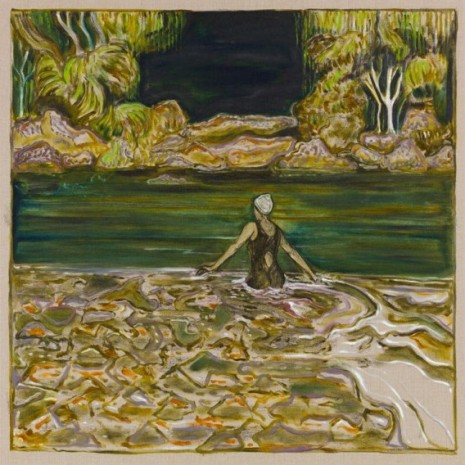 Billy Childish, trees and water, 2020, Lehmann Maupin