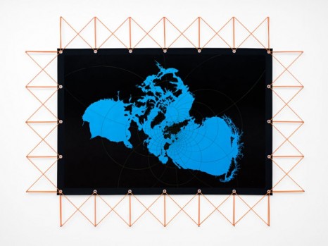 Tauba Auerbach, Stereographic (North America surrounds), 2020, STANDARD (OSLO)