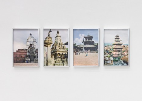 Carmen Brucic, Tempel in Bhaktapur, 2020, Galerie Elisabeth & Klaus Thoman