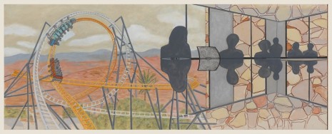 William Leavitt, Roller, Reflection, Fieldstone, 2020, galerie frank elbaz