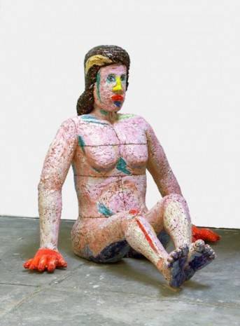 Viola Frey, Stubborn Woman, Orange Hands, 2004, GAVLAK