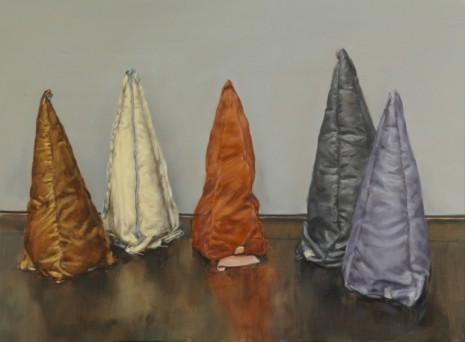 Michaël Borremans, Coloured Cones, 2019, Zeno X Gallery