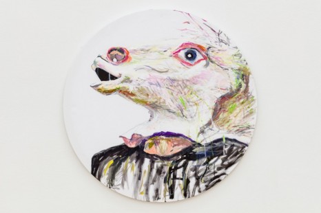 Elke Silvia Krystufek, Unicorn, 2019, Galerie Bernd Kugler