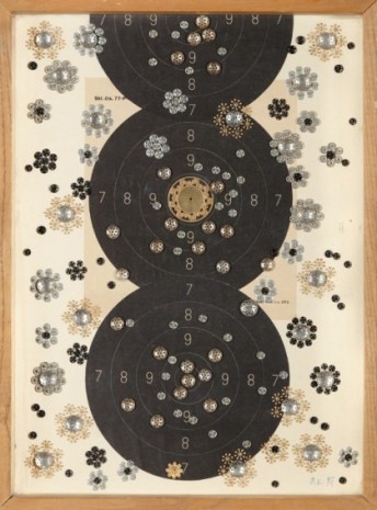 Bela Kolarova, Bullets and Flowers, 1974, Richard Saltoun Gallery