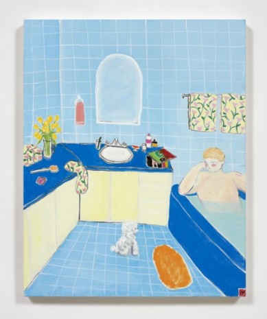 Claire Milbrath, Blue Bathroom, 2020, Steve Turner