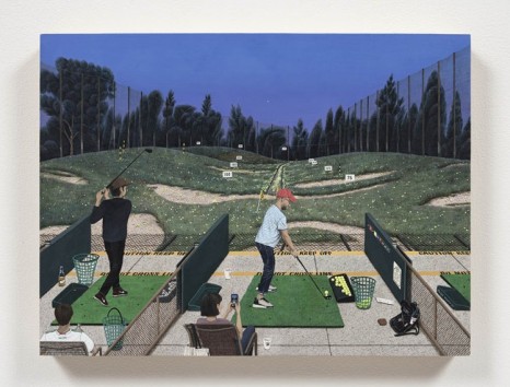 Paige Jiyoung Moon, Sunset Golfing, 2020, Steve Turner