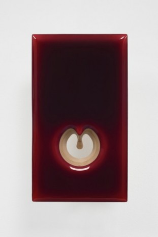 Donald Moffett, Lot 080820 (open red), 2020, Marianne Boesky Gallery