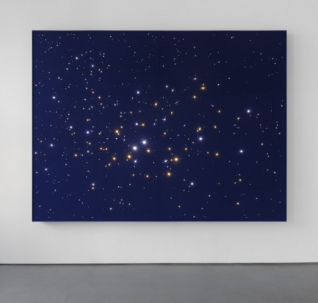 Angela Bulloch, Night Sky Blue: Jupiter & Saturn in Capricorn.12, 2020, Simon Lee Gallery