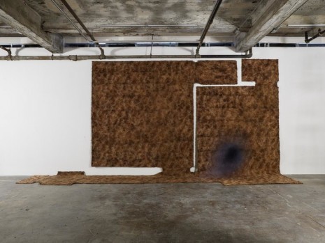 Rodney McMillian, Carpet Painting (Bedroom and TV Room), 2012, Maccarone