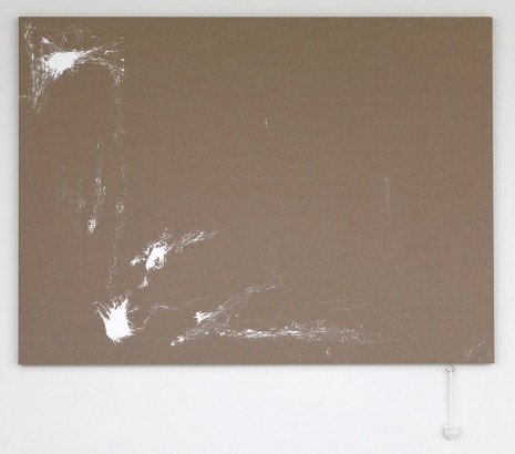 Analia Saban, Painting (with brush), 2012, Tanya Bonakdar Gallery