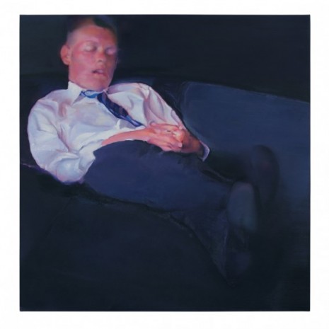 Johannes Kahrs, Untitled (man asleep), 2019, MASSIMODECARLO
