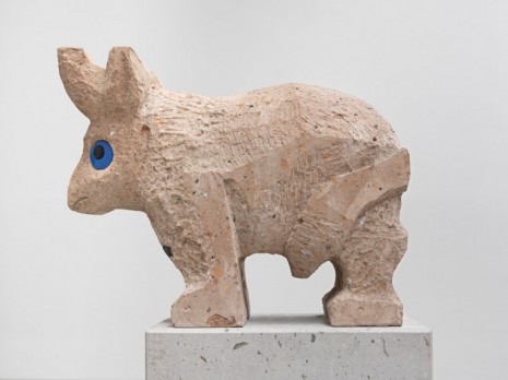 Olaf Breuning, Sad and worried animals / Bull, 2020, Metro Pictures