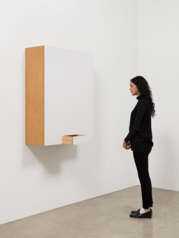 Haim Steinbach, Untitled (box with handkerchief - Bess), 1993 , Tanya Bonakdar Gallery