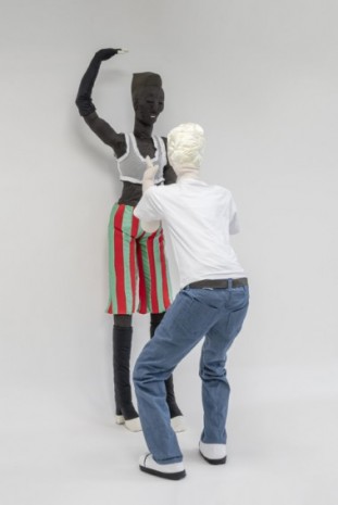 Raphaela Simon, Model mit Dresserin, 2020, Galerie Max Hetzler