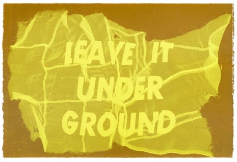 Raul Walch, Leave It Under Ground, 2020, Galerie EIGEN + ART