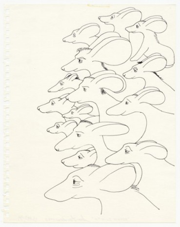 Sean Landers, Doodles Suite #11, 1993, greengrassi