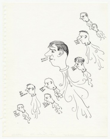 Sean Landers, Doodles Suite #28, 1993, greengrassi