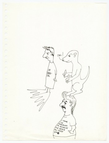 Sean Landers, Doodles Suite #34, 1993, greengrassi