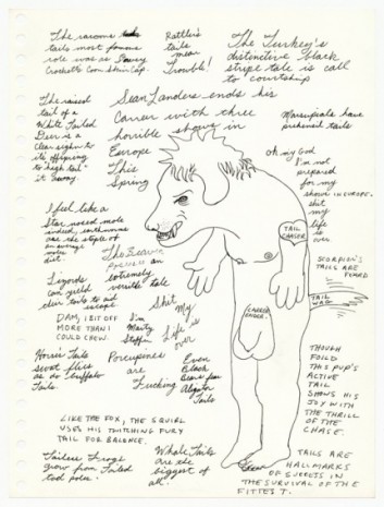 Sean Landers, Doodles Suite #31, 1993, greengrassi