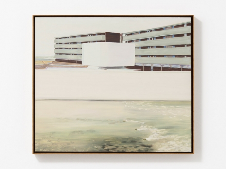Carol Rhodes, River and Buildings, 1996 , Alison Jacques