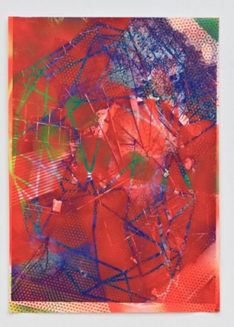 Paul Schwer, brain, Stambul market (red), 2020, Galerie Barbara Thumm