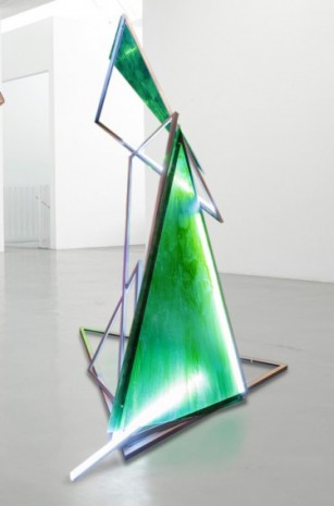 Paul Schwer, Figure made of triangles, 2020 , Galerie Barbara Thumm