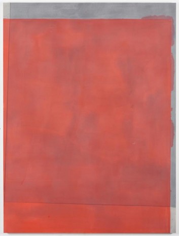Matt Connors, Thirds (red/warm grey), 2012, Cherry and Martin