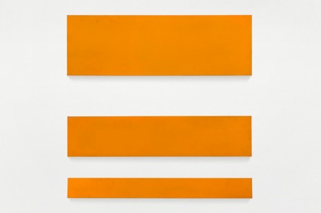 Paul Mogensen, no title (cadmium orange, three rectangles), 1967 , Blum & Poe