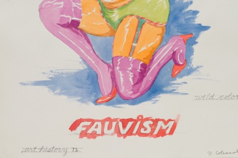 Robert Colescott, art history 12: FAUViSM, 1979, Blum & Poe