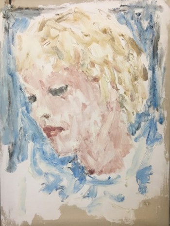 Christian Lindow , Joyful Woman's Head, n.d. , Mai 36 Galerie