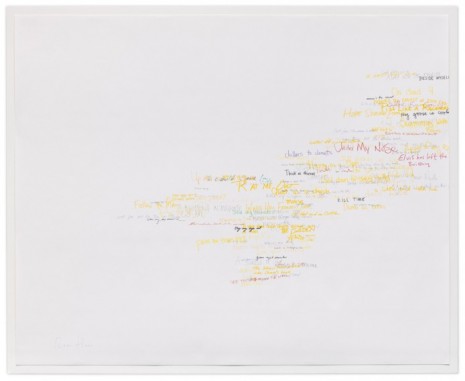 Roni Horn, Wits’ End Mash (Elvis has left the building), v.1, 2019, Hauser & Wirth