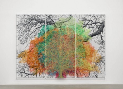 Charles Gaines, Numbers and Trees: London Series 1, Tree #9, Idol Lane, 2020 , Hauser & Wirth