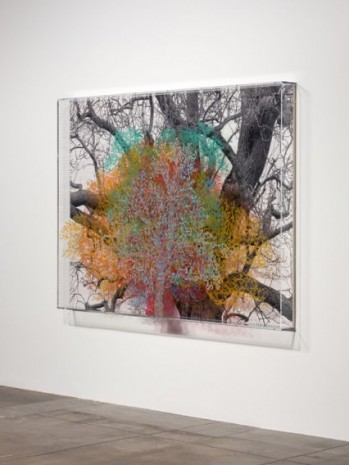 Charles Gaines, Numbers and Trees: London Series 1, Tree #6, Fetter Lane, 2020 , Hauser & Wirth