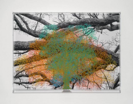 Charles Gaines, Numbers and Trees: London Series 1, Tree #4, Devonshire Row, 2020  , Hauser & Wirth