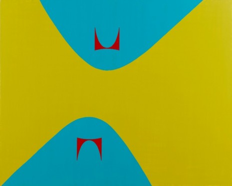 David Diao, Lissitzky Curves & Herman Miller 2, 2018, ShanghART