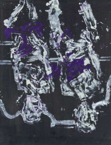 Georg Baselitz, X-ray lila, 2020 , Galerie Thaddaeus Ropac