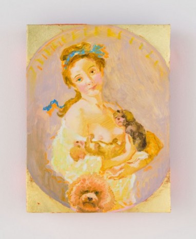 Tursic & Mille, La jeune fille aux petits chiens (d’après Fragonard- vers 1770), 2020 , Almine Rech
