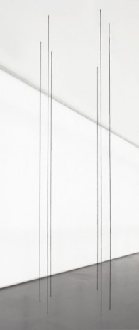Fred Sandback , Untitled (Sculptural Study, Six-part Vertical Construction), 1993/2011 , David Zwirner