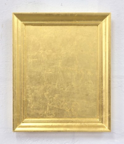 Jürgen Drescher , Found frame gold leaf covered, 2012 , Mai 36 Galerie