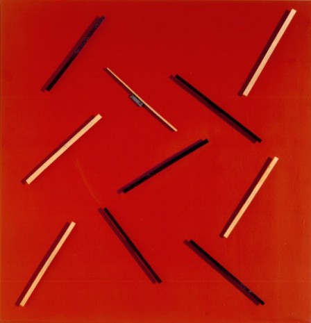 Grazia Varisco , Tavola magnetica a elementi lineare 5 B 5N, 1959 , The Mayor Gallery