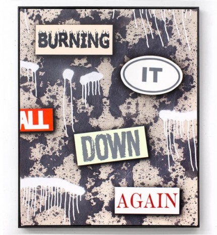 Josh Reames, Burning it all down again, 2020 , galerie frank elbaz